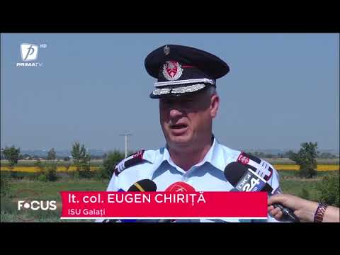 Cisternă cu GPL, răsturnată în vamă la Galați