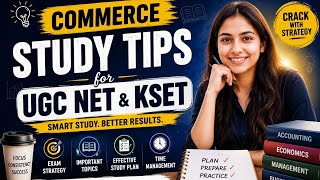KSET UGC NET commerce | complete study tips | Zero to assistant professor @commerceclasseswithAaru