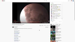Livestream of Lunar Eclipse by Australian Astronomer Dylan O'Donnell.  26 May 2021
