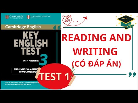 KET 3 TEST 1 READING AND WRITING (WITH ANSWER KEY) #english # ...