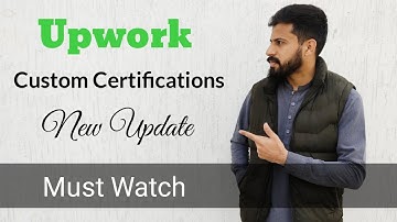 How to add custom certificates in upwork profile | New update | Urdu | 2021