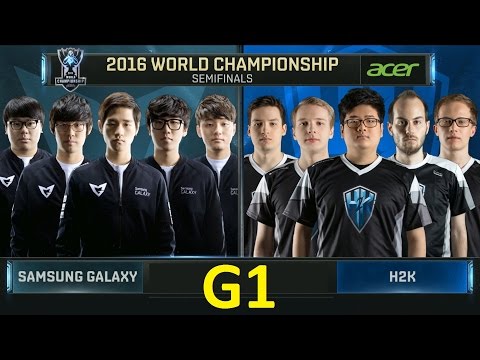 SSG vs H2K Game 1 Highlights - 2016 Worlds Knockout Stage Semifinals