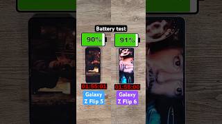 Samsung Galaxy Z Flip 5 vs Z Flip 6 battery test!
