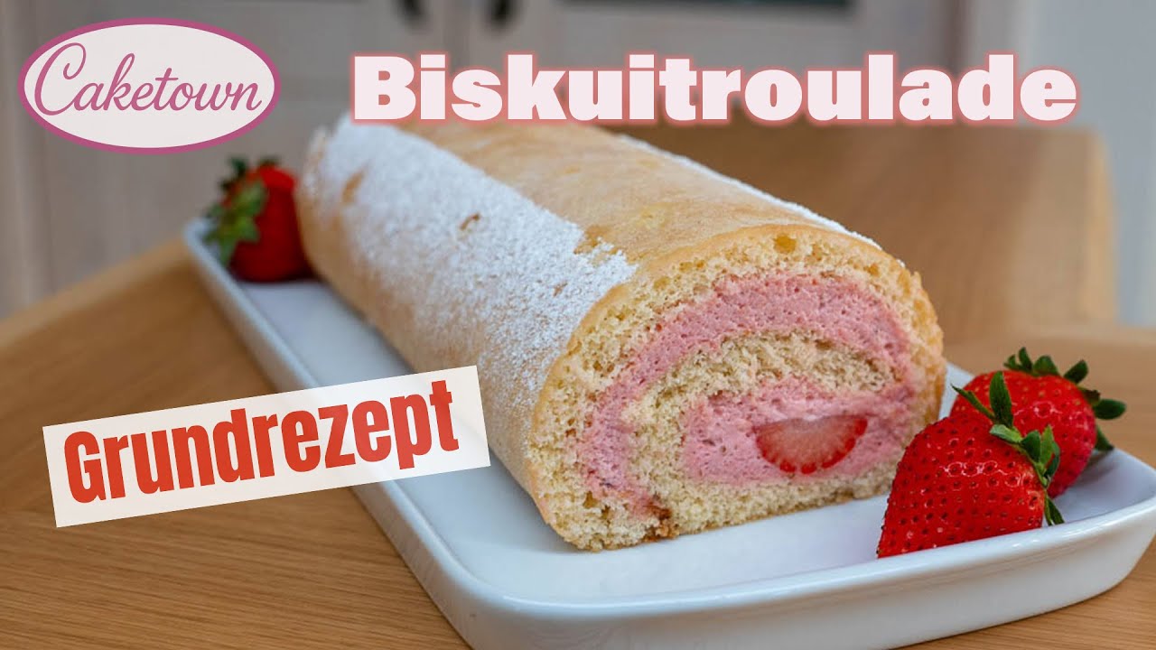 Biskuit Roulade, leicht und fluffig vom Konditormeister / Basic Rezept