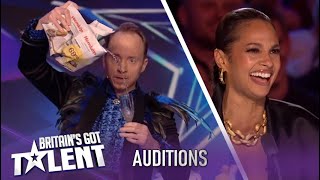 This Audition Is A Real HOOT! Comedy Magician Has Judges Laughing!!| Britain's Got Talent 2020
