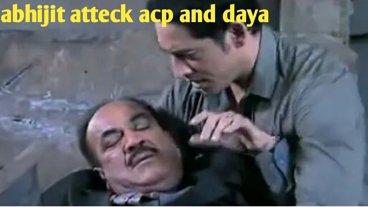 Abhijit atteck acp and daya || cid acp death || emosnal seinc video