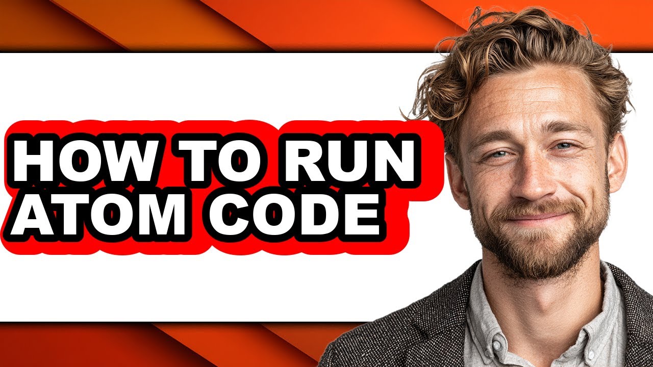 How to Run Atom Code (updated) - YouTube