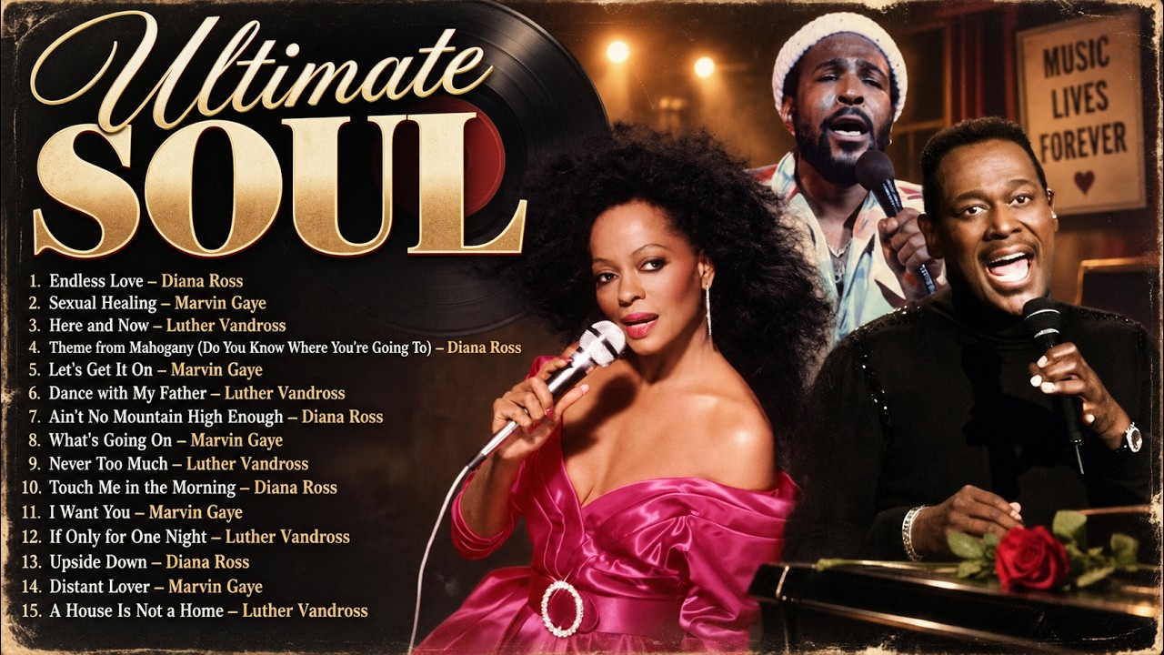 Luther Vandross, Marvin Gaye, Diana Ross: Ultimate 1-Hour Selected