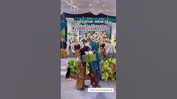 pengantin viral di langkahi‼️‼️#pengantinviral #pengantin #nikah #wedding #viraltiktok #djqhelfin