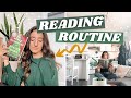 MY READING ROUTINE | how to read more books, reading journal & annotating
