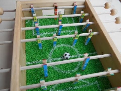 夏休みの自由研究工作でサッカーゲーム盤をつくろう Youtube