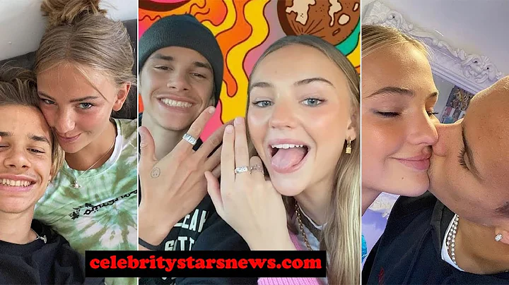 David Beckham's Son Romeo Beckham With His Girlfri...