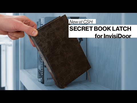 Open Your InvisiDoor Hidden Bookcase with our New Secret Book Latch Mechanism!