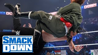 Brock Lesnar attacks Sami Zayn to face Roman Reigns at Day 1 SmackDown Dec 3 2021