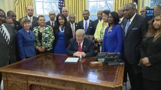 President Trump Signs the HBCU Executive Order