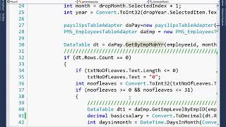 Payroll Generate Payslip _ part11