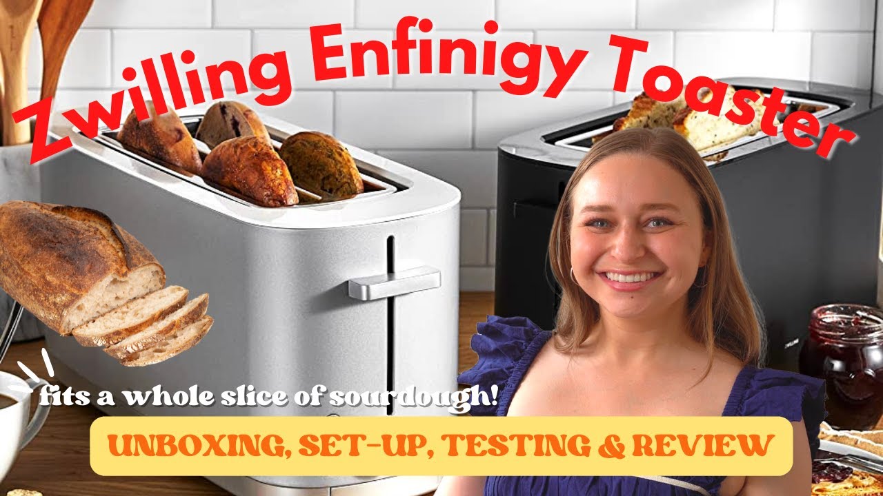 LIFTS YOUR TOAST OUT?! Unboxing, set-up, test & review of the Zwilling  Enfinigy Toaster! 