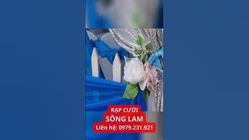 rạp cưới màu xanh ngọc #khung_rạp_đám_cưới 😍❤️