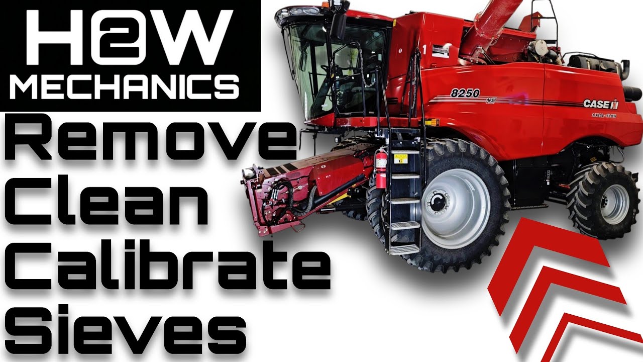 Техническое обслуживание сита комбайна Case IH: как снять, очистить и откалибровать
