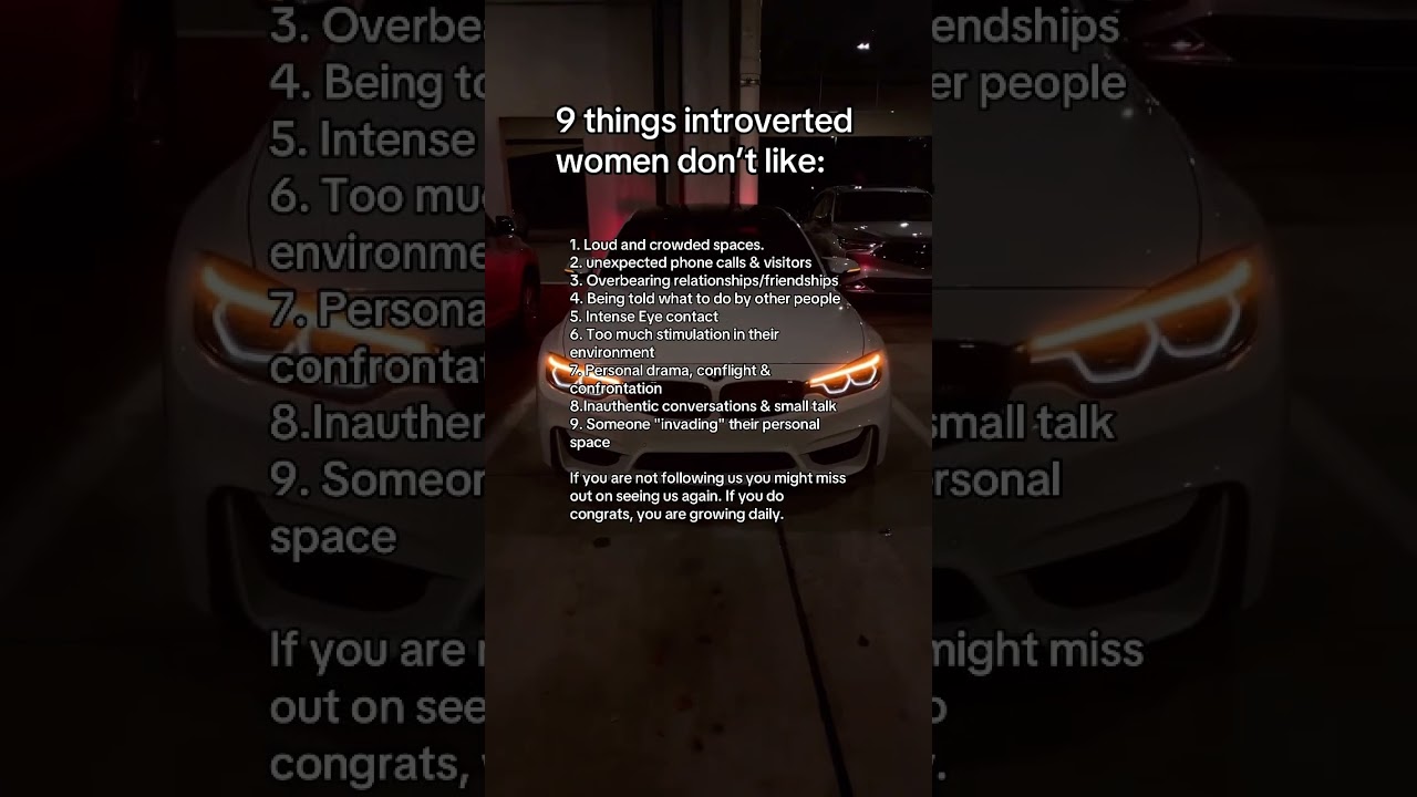 9 things introverted women don’t like ￼