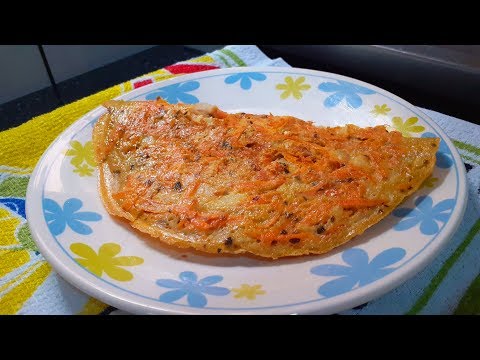 Omelete com Cenoura