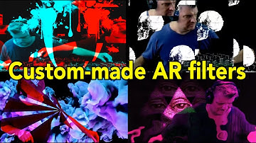 Custom made AR FILTERS made with TouchDesigner