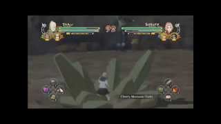 Naruto Shippuden Ultimate Ninja Storm 3 - Ino vs Sakura (school girl outfit)