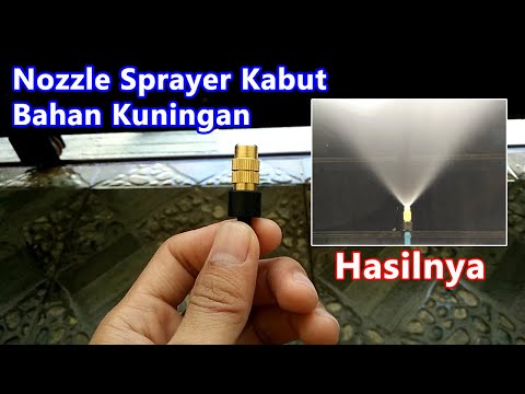 Review Nozzle Sprayer Kabut Bahan Kuningan untuk Irigasi, Pendinginan dan Penyemprotan Desinfektan