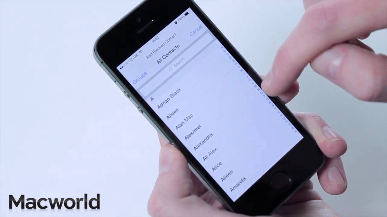 How to block a number on an iPhone: Block nuisance callers in iOS 7 - YouTube