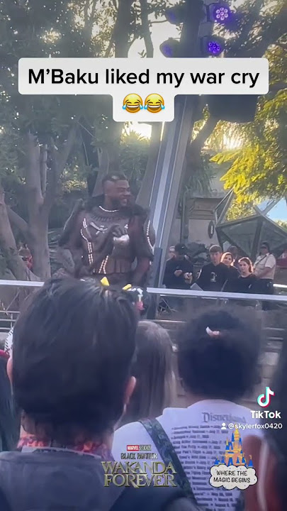 M’Baku liked my war cry😂😂 #blackpanther #marvel #fypシ #disney #avengers #comedy #humor #funny