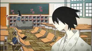 Sayonara Zestsubou Sensei - Chiri making a great entrance