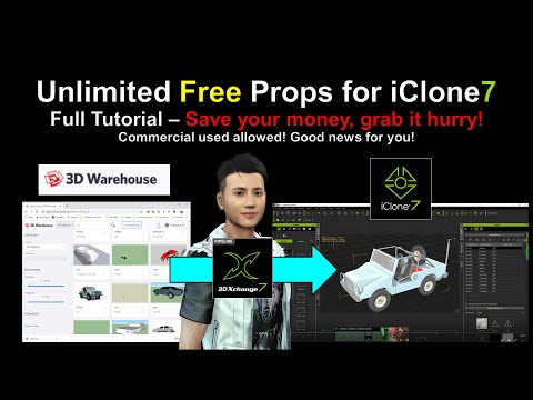 3D Warehouse to iClone