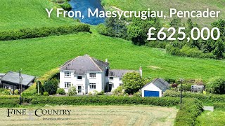 Superb 6 Bed Non Estate Property For Sale In Maesycrugiau, Pencader - Fine And Country West Wales
