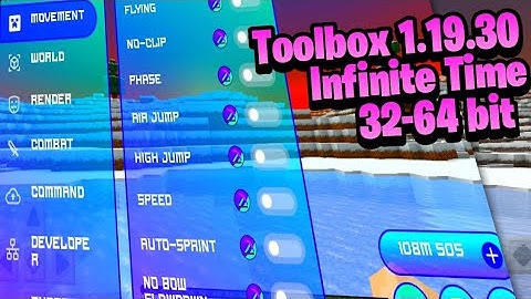 Toolbox For 1.19.30 Infinite Time, No Ads, Fix Crash & No Lag🔥