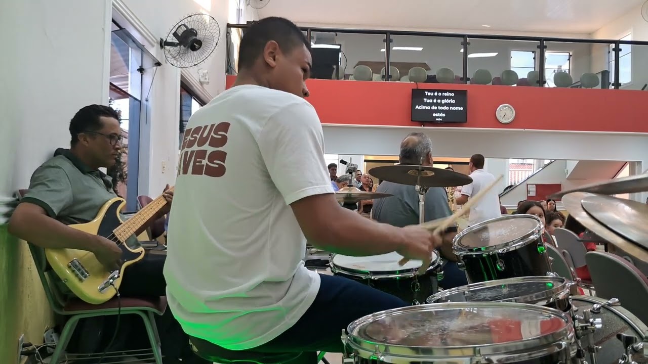 OH QUÃO LINDO ESSE NOME É/ Edu Drums #gospelchops 