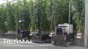 [ioCrops] HERMAI : AI-Driven Greenhouse Autonomous Driving Robot (Scout/Transport/Spray)