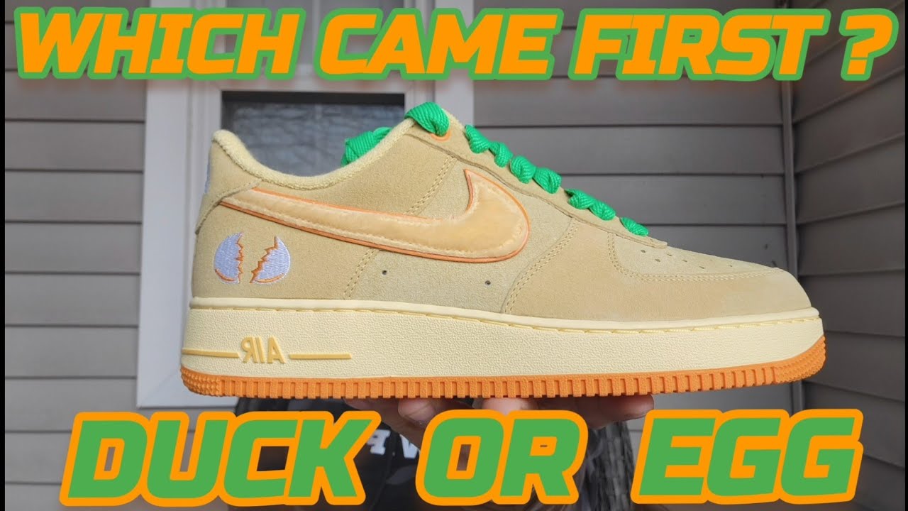 Nike Air Force 1 x Division Street's DOAF Duck or Egg PE - YouTube