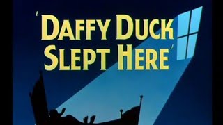 Looney Tunes 'Daffy Duck Slept Here' Opening and Closing