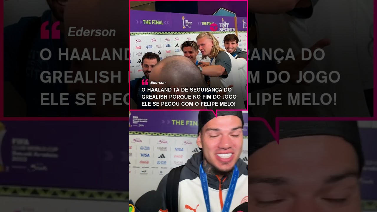 E O HAALAND QUE “ESCOLTOU” O GREALISH APÓS A BRIGA COM O FELIPE MELO? KKKKKKKKKKK #shorts