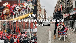NYC Vlog | Chinatown Lunar New Year Parade 2023 | Year of the Rabbit by Elaine Le 205 views 1 year ago 8 minutes, 1 second