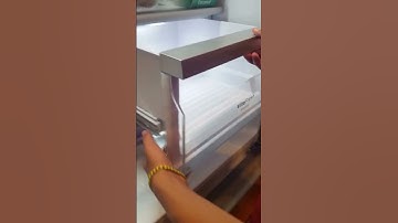 How to remove refrigerator drawers (to clean)