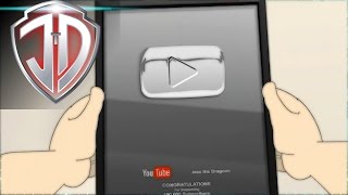 Jess the Dragoon Unboxes 100k Subscribers Youtube Silver Play Button Award by Jess the Dragoon 29,198 views 8 years ago 1 minute, 28 seconds