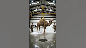 Family Of Camels Rescued From Giant Desert Bugs Rescue Wildlife Animals 