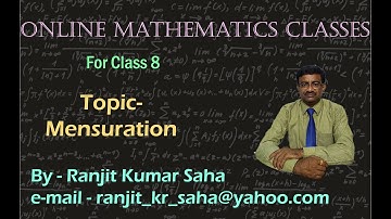 Mensuration||Volume of Cube/Cuboid/Cylinder Exercise 11.4 Cont.||Online Mathematics Classes||Class 8