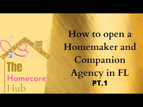 How to open a start up homecare agency in Florida