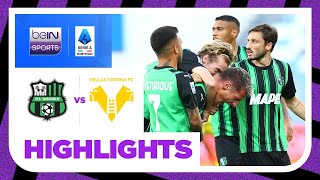 Sassuolo 3-1 Verona | Serie A 23\/24 Match Highlights