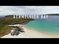 Achmelvich Bay, West Highlands by Drone - NC500