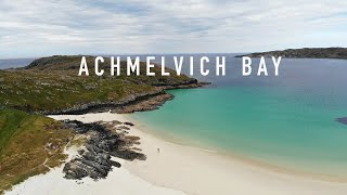 Achmelvich Bay, West Highlands by Drone - NC500