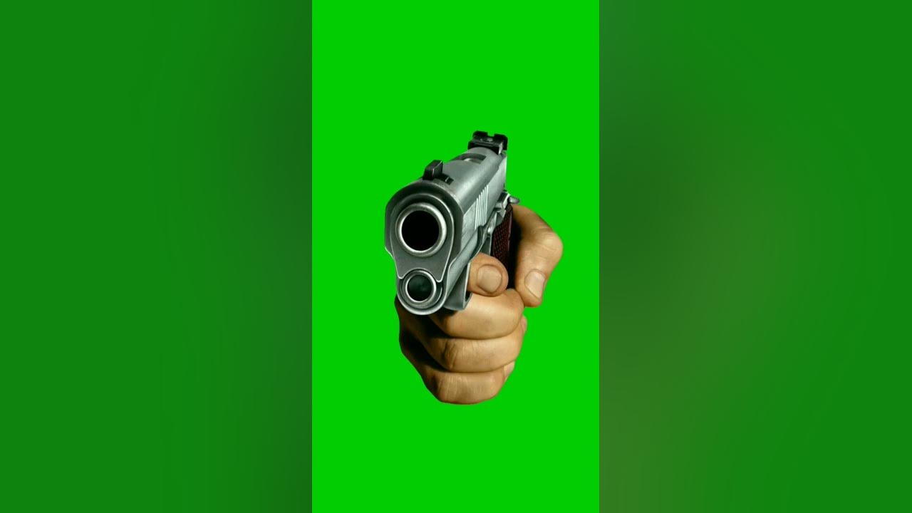 Gun fire green screen effects