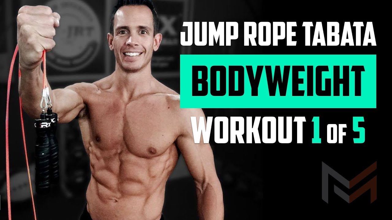 6 Day Jump rope and bodyweight workout for push your ABS